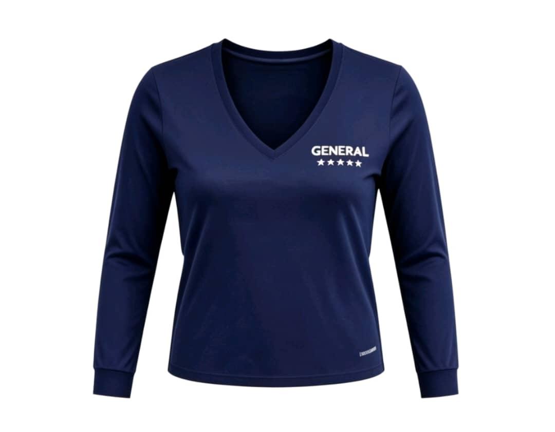 Long Sleeve V-Neck Top